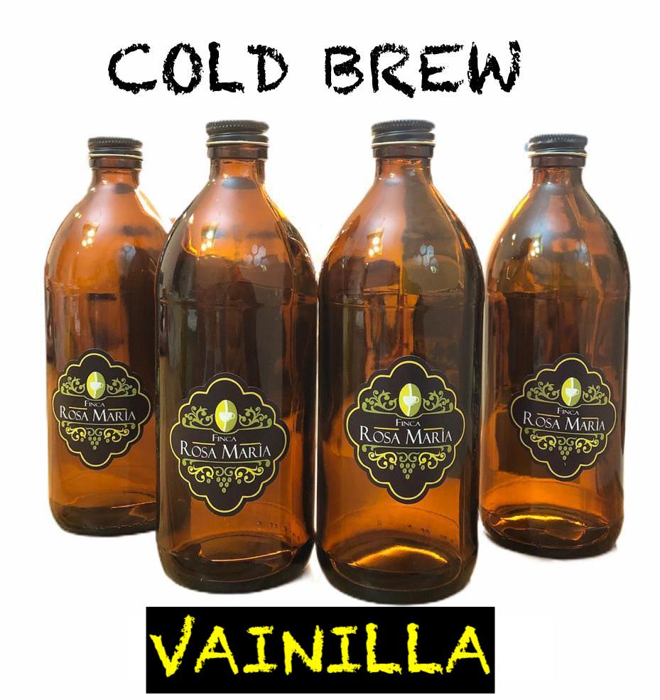 Cold Brew VAINILLA Finca Rosa Maria (4 PZAS de 560 ml)